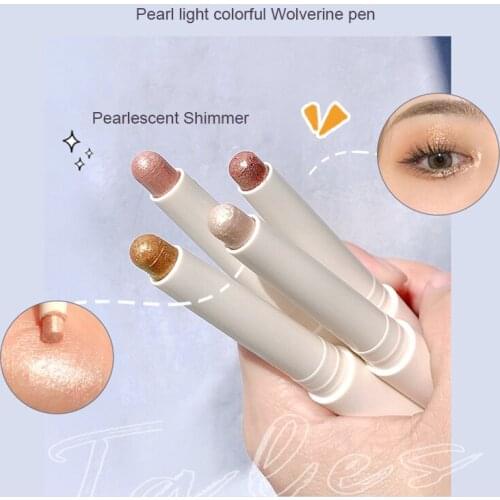 Automatic Rotating Silkworm Pen Pearlescent Eye Shadow Pen Waterproof Eye Shadow Long-lasting Eye Shadow Makeup TSLM1