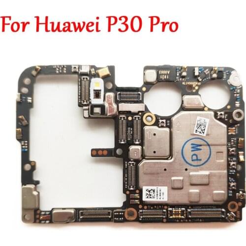 Full Work Original Unlock Motherboard For Huawei P30Pro P30 Pro VOG-AL00 VOG-L04 Mainboard Logic Circuit Electronic