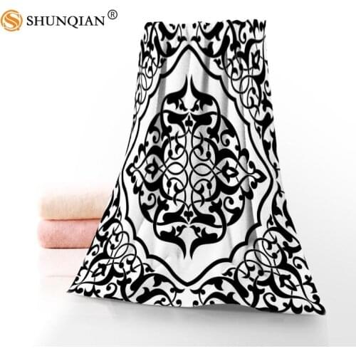 High Quality classic pattern Microfiber Bathroom Washcloth,Towels Custom Face Towel/Bath Towel Size 35x75cm, 70x140cm