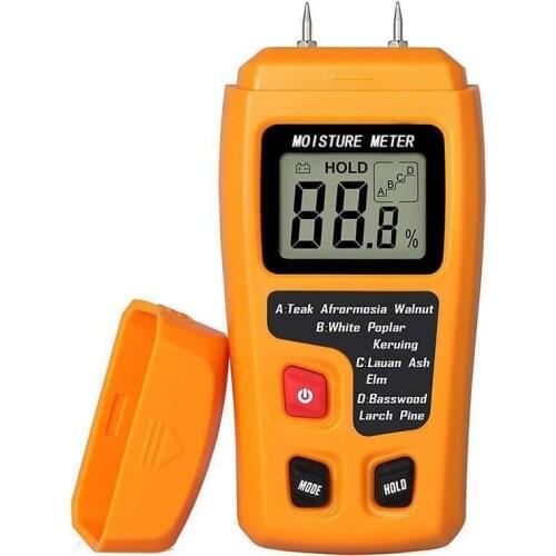 Portable Wood Moisture Meter Detector Hygrometer Tester Digital High Precision Wood Brick Moisture Tester Measuring Tool