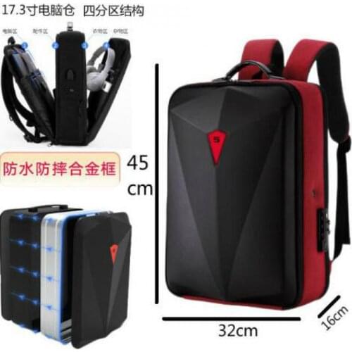 High-quality New 17-inch Computer Bag Mens Anti-theft Backpack Mens Waterproof Backpack Business Trip Computer Bag Backpack