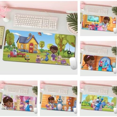 Disney doc Mcstuffins Computer Laptop Anime Mouse Mat L Large Gamer Keyboard PC Desk Mat Computer Tablet Gaming Mouse Pad
