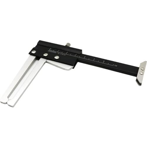 Brake Disc Thickness Measuring Caliper Vernier Ruler Tyre Tire Tread Depth Gauge Measure Tool 0-60mm Clamp Range