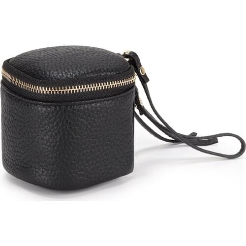 Dropshipping Cowhide Leather Girls Coin Purse Multi-function Zipper Pocket For Female New Arrivals Fashion Style Ladies Walllet