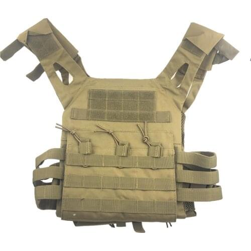 New Men JPC Tactical Vest Molle Vest Outdoor Hunting Airsoft Paintball Molle Vest With Chest Protective Plate Carrier Vest