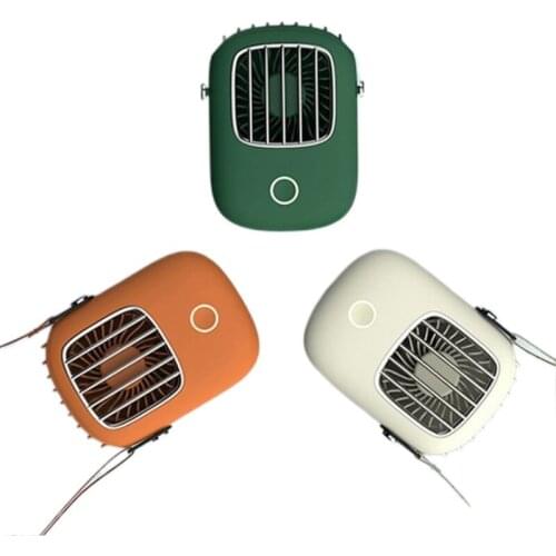 1pc Neck Fan Portable Mini Usb Fans Air Cooler Rechargeable Ventilador Small Travel Handheld Fan Silent Cooling for Home