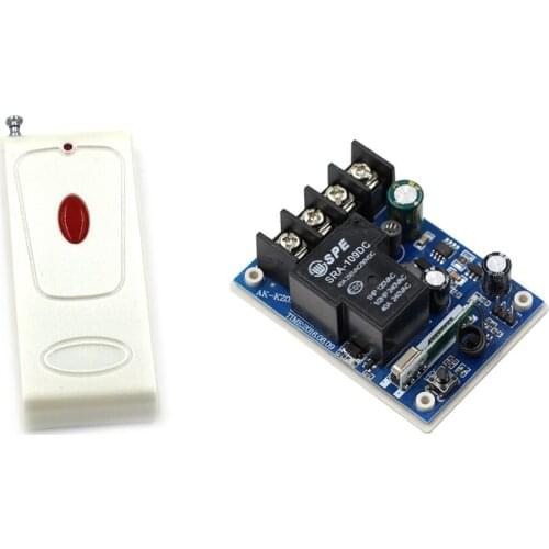 DC 12-48V Wireless Remote Control Switch Radio Light Switch 1CH Relay Wireless Remote Power Switch Receiver Transmitter