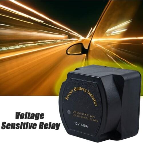 12V 140A Voltage Sensitive Split Charge Relay VSR For Camper Car Smart Battery Isolator Charge 2 Battery Bank Auto Parts