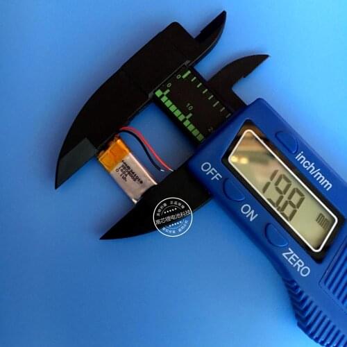 3.7V Bluetooth battery pack, 341018 60mAh lithium battery, smart bracelet, 3D glasses rechargeable Rechargeable Li-ion Cell