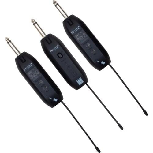 MAGICVOICE MV-19591 UHFGİTAR TYPE WIRELESS MICROPHONE SET of THREE