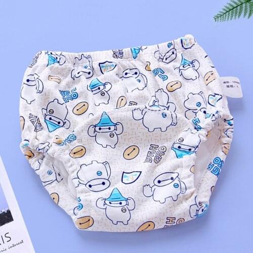 Baby Cotton Baby Diapers Training Pants Panties Reusable Cloth Diaper Nappies Changing Washable Infants Children Underwear