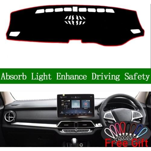 For BYD SONG DM 2019 Right Hand Drive Dashboard Cover Car Stickers Sun Shade Dash Mat Carpet Interior Accessories