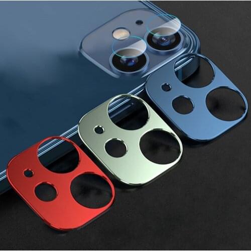 For IPhone 12 Mini Pro Max Camera Lens Screen Protectors for iPhone12 Series Ultra Thin Metal Protective Case Covers Easy to fit