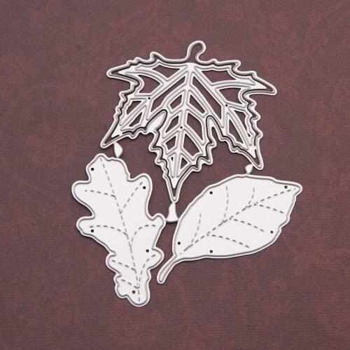 Metal Cutting Dies Stencil Scrapbooking Photo Album Card Paper Embossing Craft DIY N161 Leaves