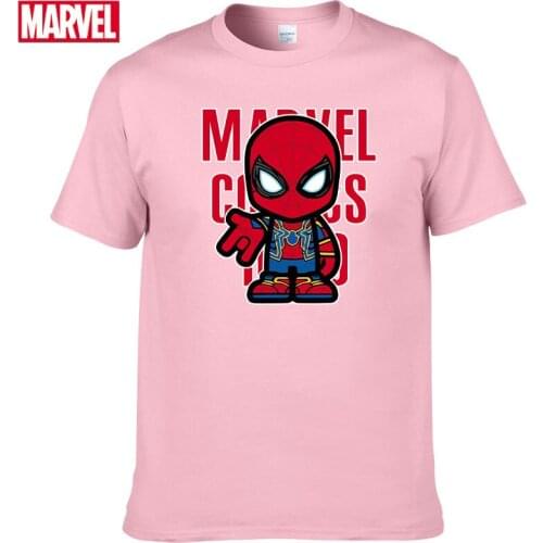 Marvel The Avengers Spider Man t shirt Comfortable Breathable 100% cotton Fashion clothes for teens Summer Tops mens clothes #84
