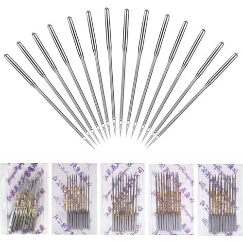 10 Pcs Household Sewing Machine Needles Kit Packing #11 #12 #14 #16 #18 For Old Type Janome Sewing MachineSinger Brother Sewing