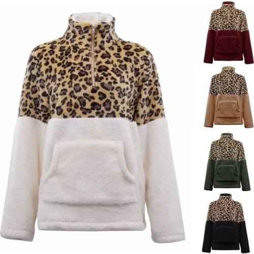 New Coat Fashion Women Solid Color Zipper Plush Hoodie Long Sleeve Jacket Cardigan Shirt Coat Tops Winter Warm Sweatershirt