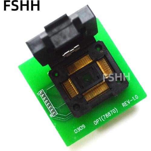 OPT(78870) Programmer Adapter TQFP128 QFP128 IC51-1284-1433 Adapter/IC SOCKET/IC Test Socket