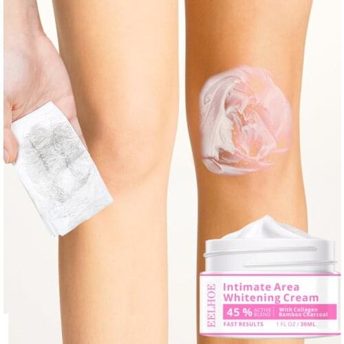Whitening Cream Bleaching Face Body Lightening Cream Underarm Armpit Whitening Cream Legs Knees Private Parts Body White 30g