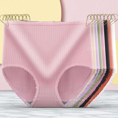 Perfering Womens Panties Cotton Underwear Sexy Waist Briefs Girl Low-Rise Soft Panty Underpants Female Lingerie New Intimates