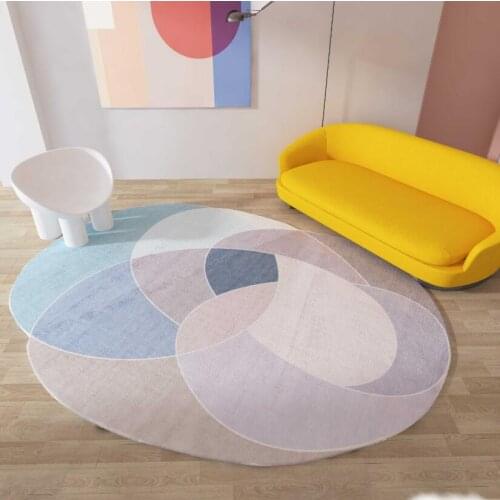 Nordic Modern Door Mat Entrance Abstract Art Carpet Living Room Kitchen Mat Custom Irregular Shape Rug Geometric Anti-slip Mat