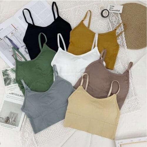 Sports Bras Women Running Yoga Sport Tops Female Cotton Push Up Fitness Underwear Sports Bra Jogging Gym Women Girl Sports Bra