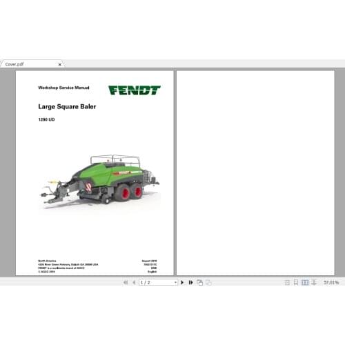 Fendt EU Euro Agricultural Full 01.2020 PDF DVD Workshop Service Manuals