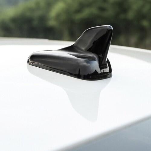 Car Shark Fin Carbon Fiber Style For Audi Q2L Car Roof Antenna Decoration car Stickers Fit audi a4l a5 q3 q5l q8