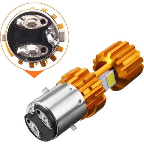LED H4 COB 6500 K Motorcycle Headlight Bulb 12 V 80 V Motorcycle Outdoor Lighting Spotlight