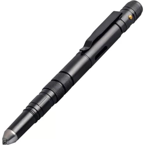 Tactical Pen Self Defense Portable Survival Outdoor Tool Emergency Flashlight Glass Breaker Head Bottle Opener Pratical Gift