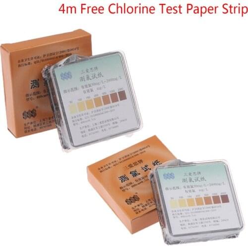 1PC 50-2000 Mg/L Measuring Chlorine Test Paper Free Chlorine Test Strips Available Chlorine Wholesale