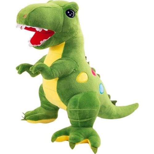 Tyrannosaurus Plush Toy Wave Point Simulation Dinosaur Doll Cute Pet Decoration Bedding Home Decoration Children Birthday Gift
