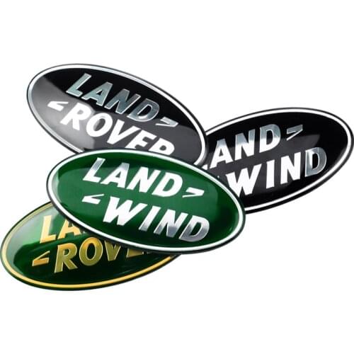 1Pcs Aluminium Car Bumper Rear Trunk Decoration Badge Accessories For Land Rover Defender Discovery Range Rover Evoque SV SVR