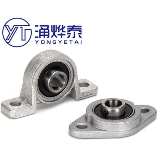 YYT 2PCS Vertical horizontal T8 screw bracket trapezoidal screw support seat KP08 KFL000