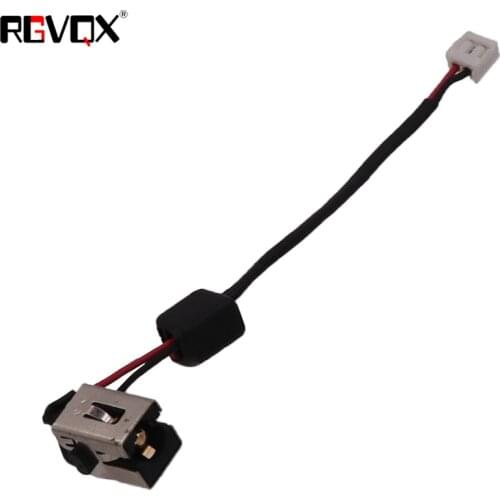 5Pcs/lot New PJ581 DC Jack Cable for TOSHIBA satellite NB500 NB505 with cable DC Connector Laptop Socket Power Replacement