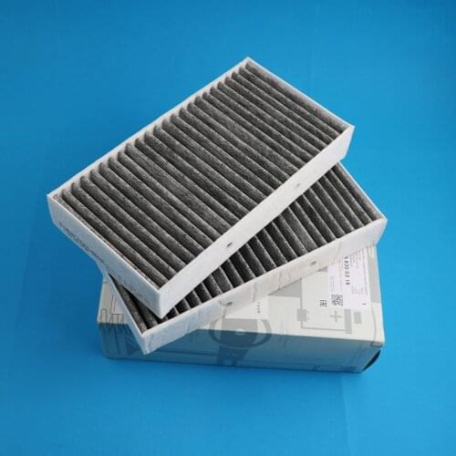 2 Pcs Carbon Cabin Air Filter For Benz X166 GL 350 400 450 500 GL63 W166 GLE 250D 300D 320 350 450 500 63 W166 ML 250 300 350 63