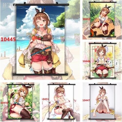 Atelier Ryza Reisalin Stout Klaudia Anime HD Print Anime Posters Wall Decor Poster Canvas Painting Wall Art Picture Home Decor