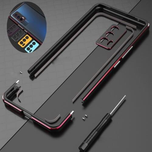 Bumper Case For VIVO IQOO Neo 5 5G neo5 Aluminum metal Frame Slim Cover phone case+ camera Protector Accessories matching colors