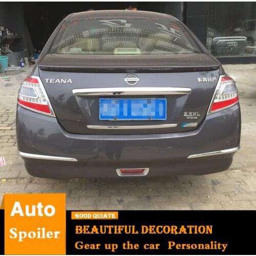For Nissan Altima TEANA Spoiler 2008 2009 2010 2011 2012High Quality ABS Material Car Rear Wing Primer Color Trunk Rear Spoiler