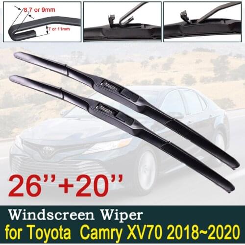 For Toyota Camry 70 XV70 2018 2019 2020 Car Wiper Blade Front Windscreen Windshield Wipers Car Accessories XV 70
