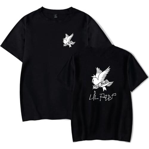 T-shirts Lil Peep Black Short Sleeve T Shirts Summer Cotton O-neck Women/men Punk Rock Hip Hop Tops Tee XXS To 4XL