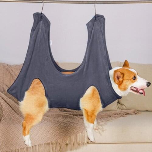 Dog Hammock Helper Cat Grooming And Nail Trimming Pet Grooming Hammock Restraint Bag For Dogs Bathing Trimming Nail