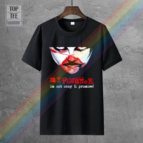 New Popular My Chemical Romance Im Not Okay Rock Band Men S Black T Shirt S 3Xl