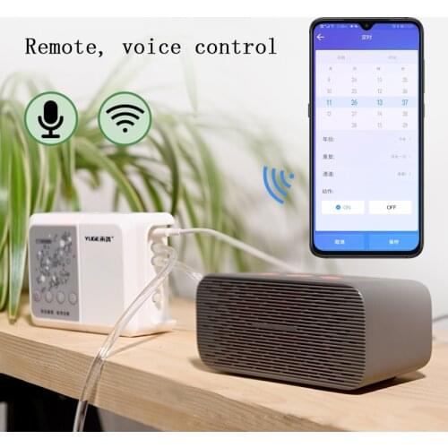 Upgrade Phone Remote WIFI Voice Control Watering Device Intelligent Auto Drip Irrigation System Garden Bonsai Water Pump Timer