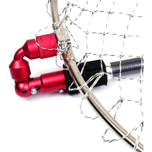 Aluminium Alloy Tilt Barbel Outdoor Landing Net Folding Tool Joint Tackle Coarse Fishing Mini Carp Quick Release Connector