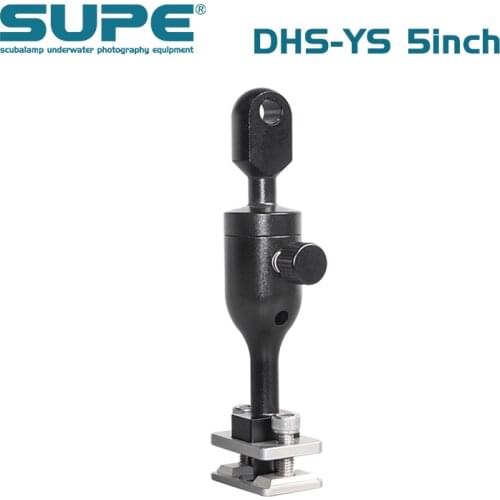 SUPE Scubalamp Detachable Hot Shoe DHS-YS 5inch Quick Release Stable Scuba Diving Underwater Camera Housing Accessories