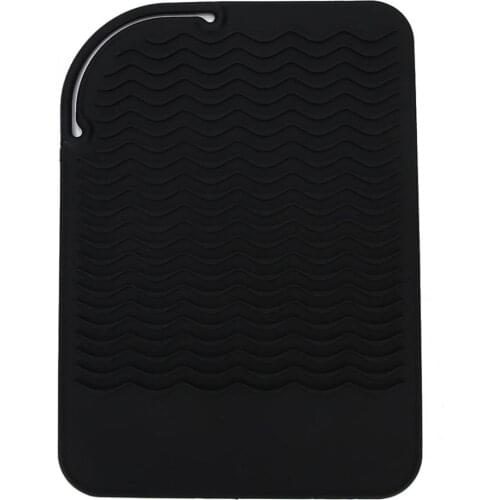 1PC Silicone Hair Straightener Mat Heat Resistant Mat Salon Styling Tools Hair Straightener Curling Iron Tools Hair Care Tool