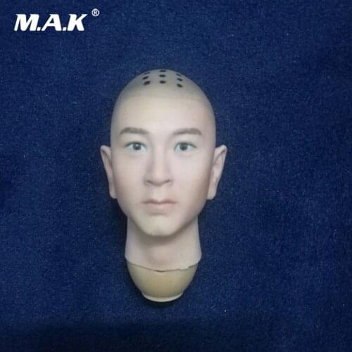 1/6 Journey to the West Monk Tang Head Sculpt PVC Man Head for 12'' Action Figure Accessory