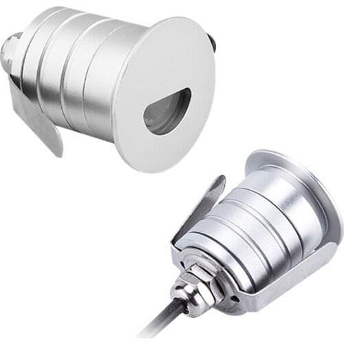 35mm LED Deck Lights 1W 3W LED Step lights DC12V for Outdoor Garden Pathway Decor Underground Waterproof Spotlight