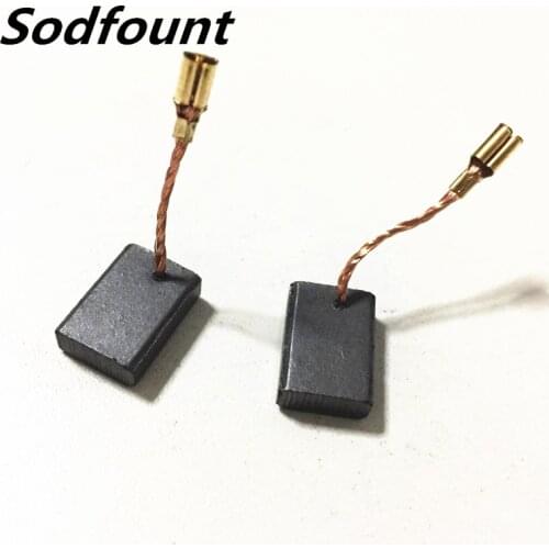 10pcs 2827-7-100B angle grinder 2835/2828 carbon brush 5X11X16mm straight socket